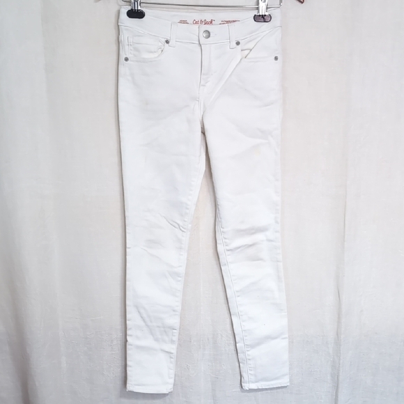 Cat & Jack White Ultimate Stretch Skinny Jeans Size 14 - Picture 1 of 4